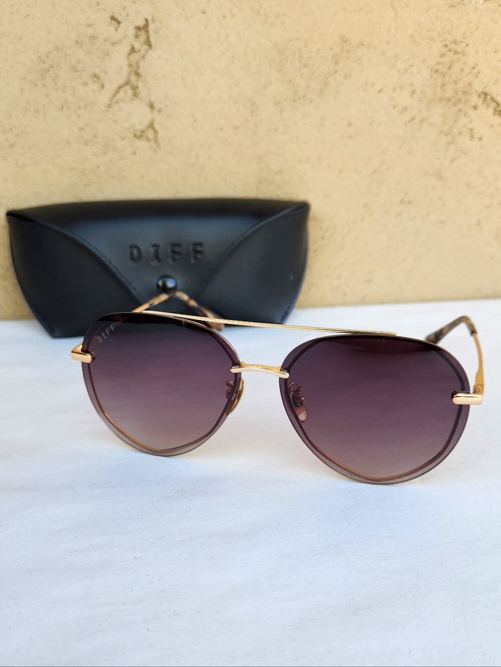 DIFF Lenox Aviator Sunglasses - Picture 14 of 16